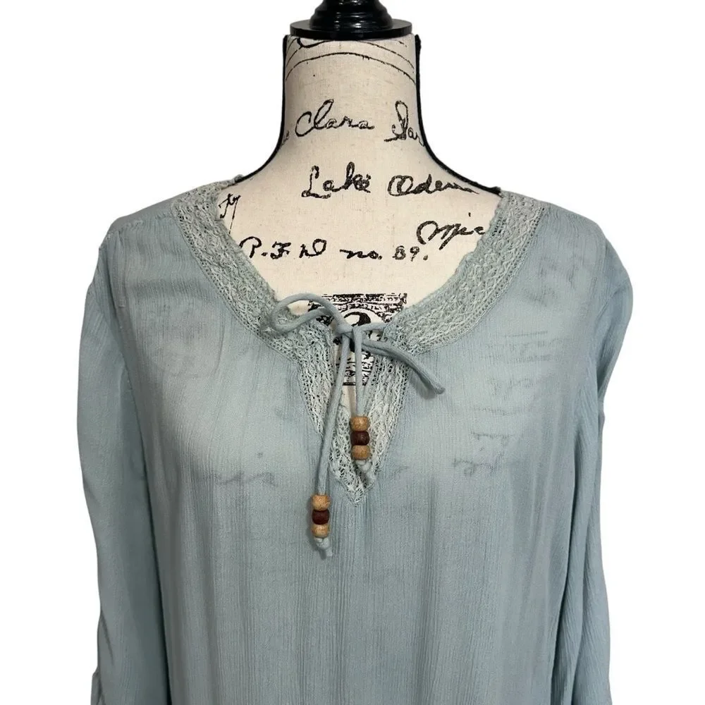 Subtle Luxury Women's Bohemian Swim Cover‎ Up, M/L